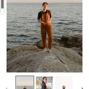 BEATON linen overalls